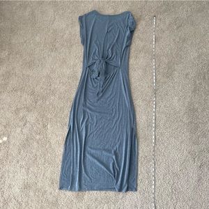 Heather blue dress